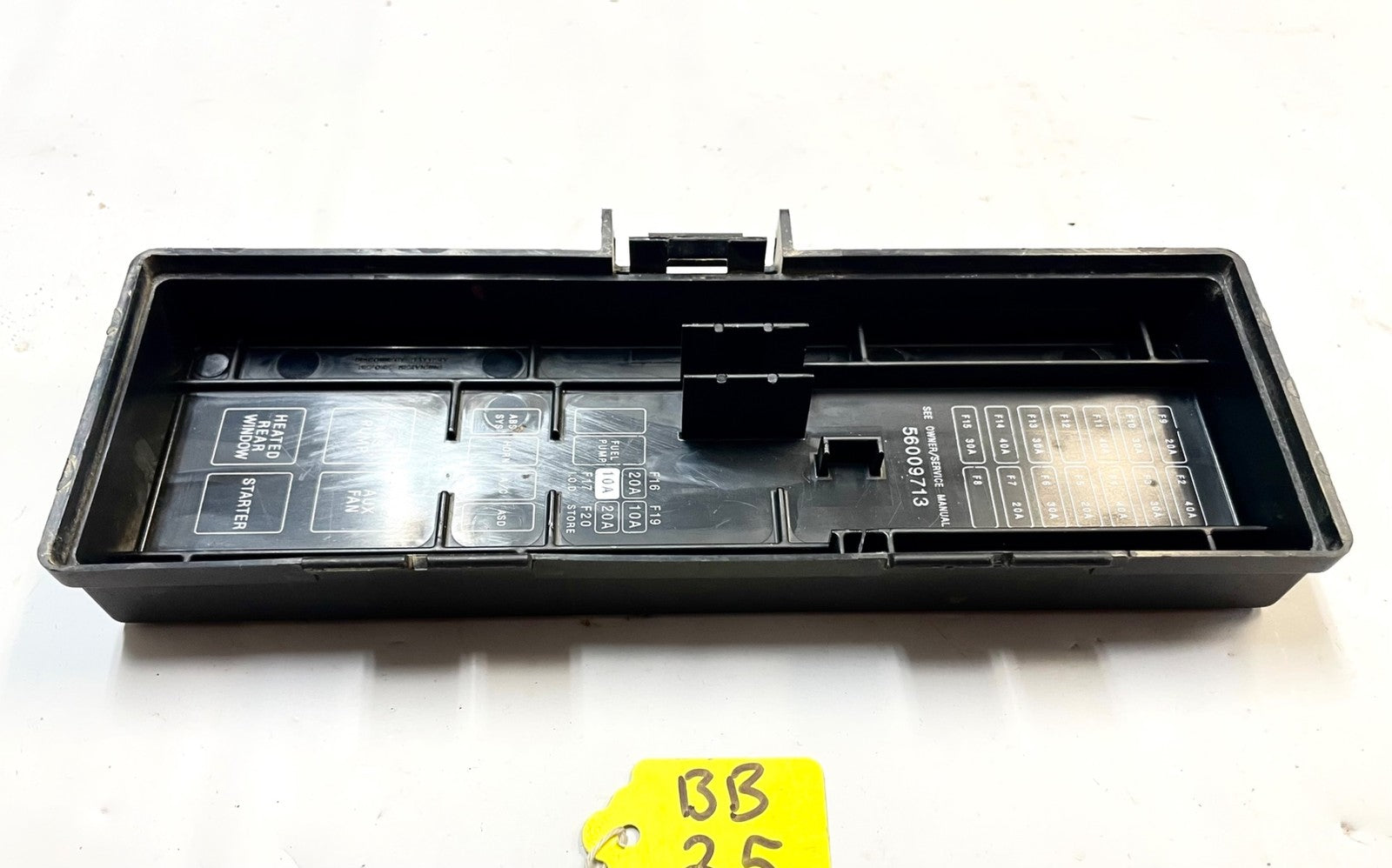 Jeep TJ Fuse Box Cover Lid 97-00 Wrangler 56009713 engine compartment FREE SHIP