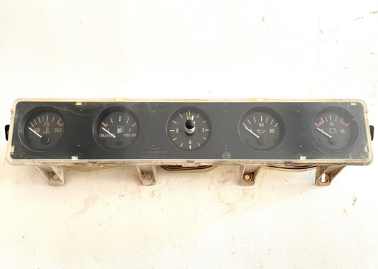 Jeep YJ gauge cluster 87-91 Wrangler center gauges clock fuel temp gas battery