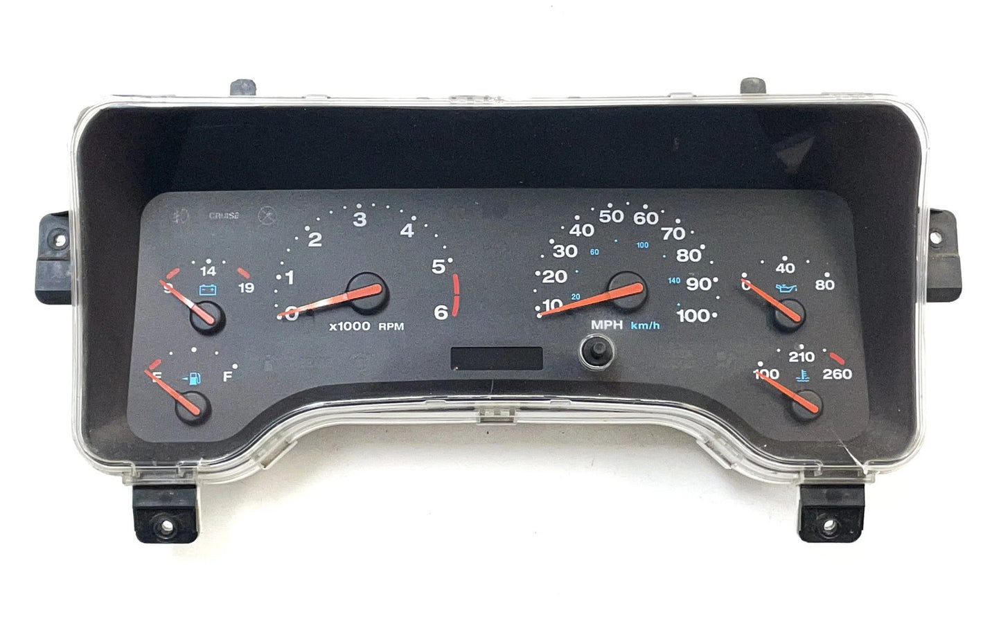 01-02 Jeep TJ Dash Cluster Gauges 56009170AF Wrangler Gauge Speedometer 193k
