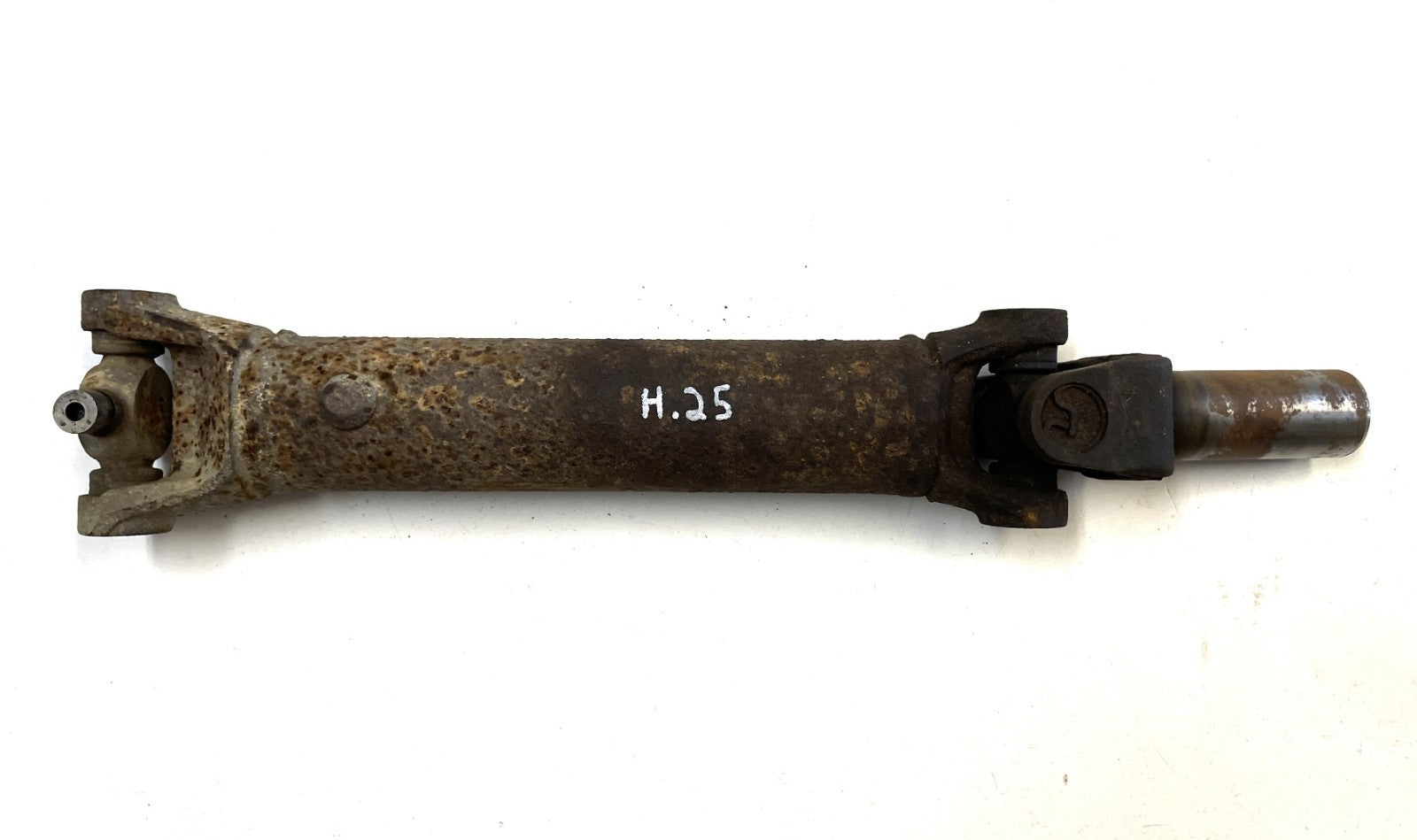 Jeep YJ Wrangler rear drive shaft 14.5” BIG u-joint back 4 cyl manual fits 94 95