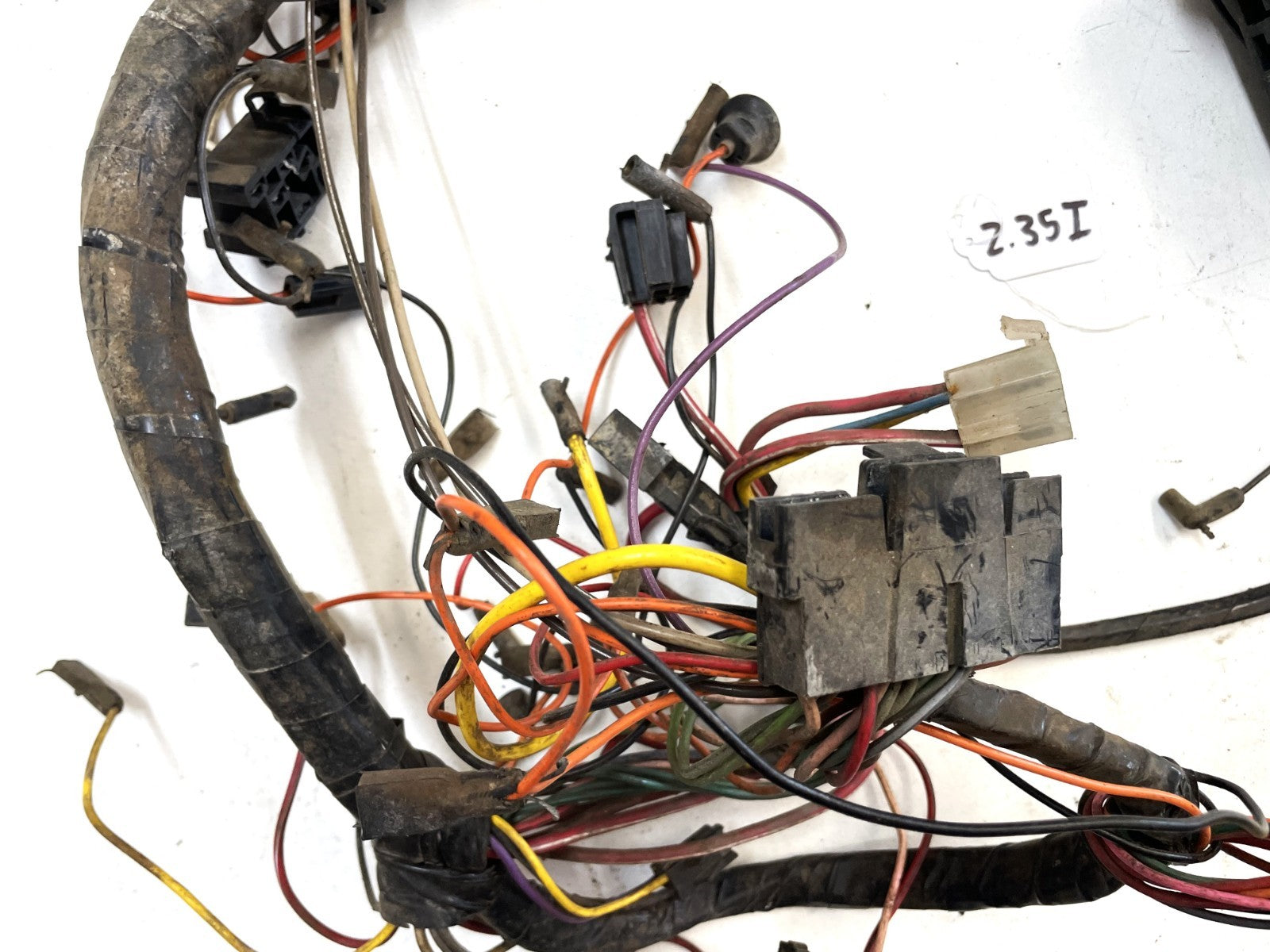 83-86 Jeep CJ dash wire harness CJ5 CJ7 wiring under gauge panel fuse block