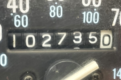 Jeep YJ Wrangler Speedometer Gauge 102,735 FREE SHIPPING fits 87-91