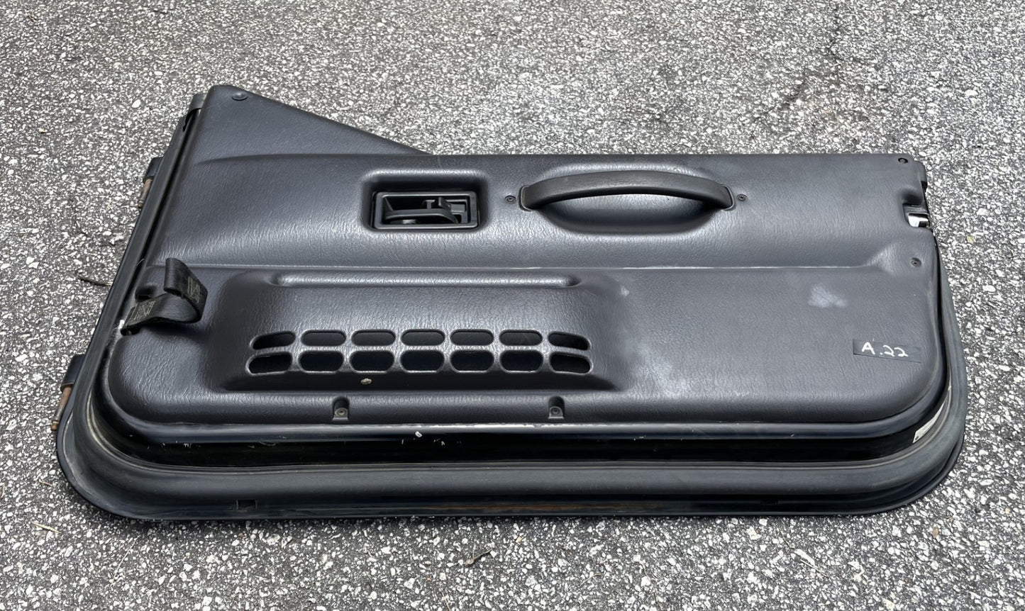 Jeep TJ Wrangler half doors black left right door fits 97-06 agate grey panels