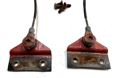 Jeep CJ7 CJ8 tailgate cable brackets tail gate bracket 76-86 FREE SHIPPING