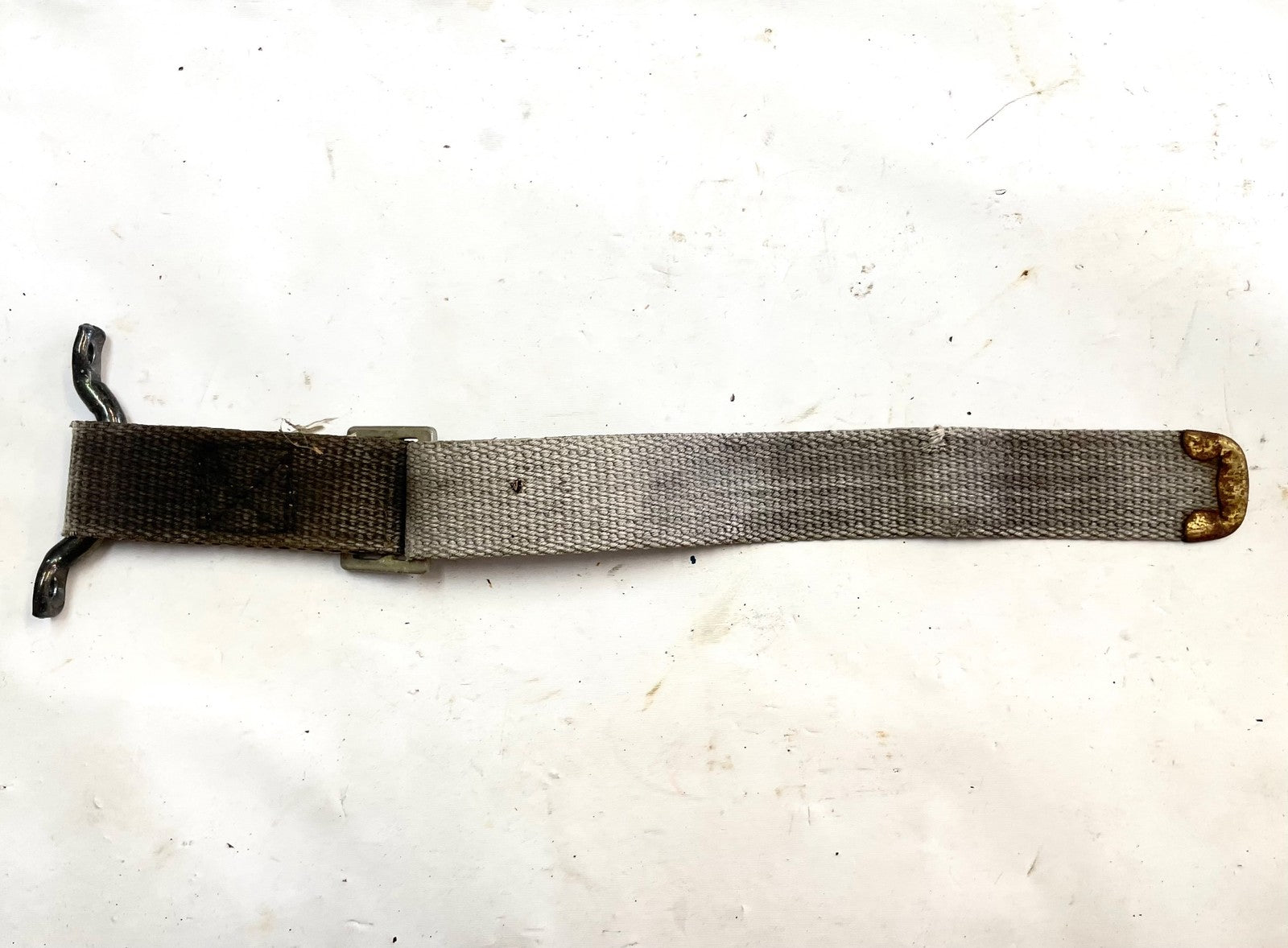 Jeep CJ windshield tie down strap 76-86 CJ5 CJ7 CJ8 AMC footman loop screws