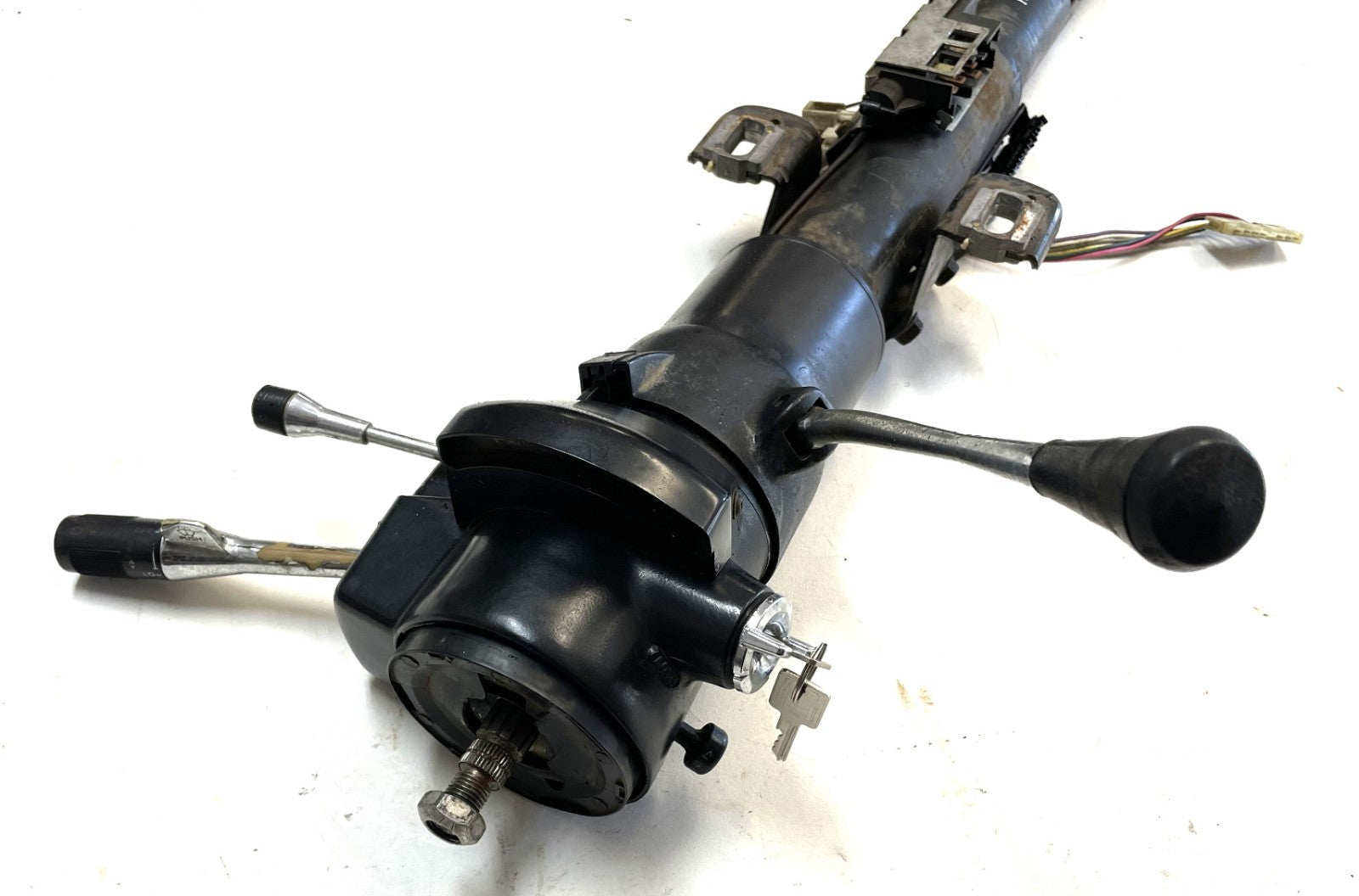 Jeep YJ Tilt Automatic Steering Column black trim 87-95 Wrangler BOLT IN READY