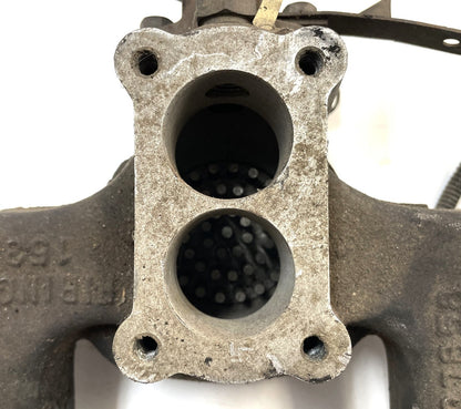 Jeep 4.2 Intake Manifold YJ CJ5 CJ7 CJ8 2 Barrel Aluminum AMC 258 EF3237858 Carb
