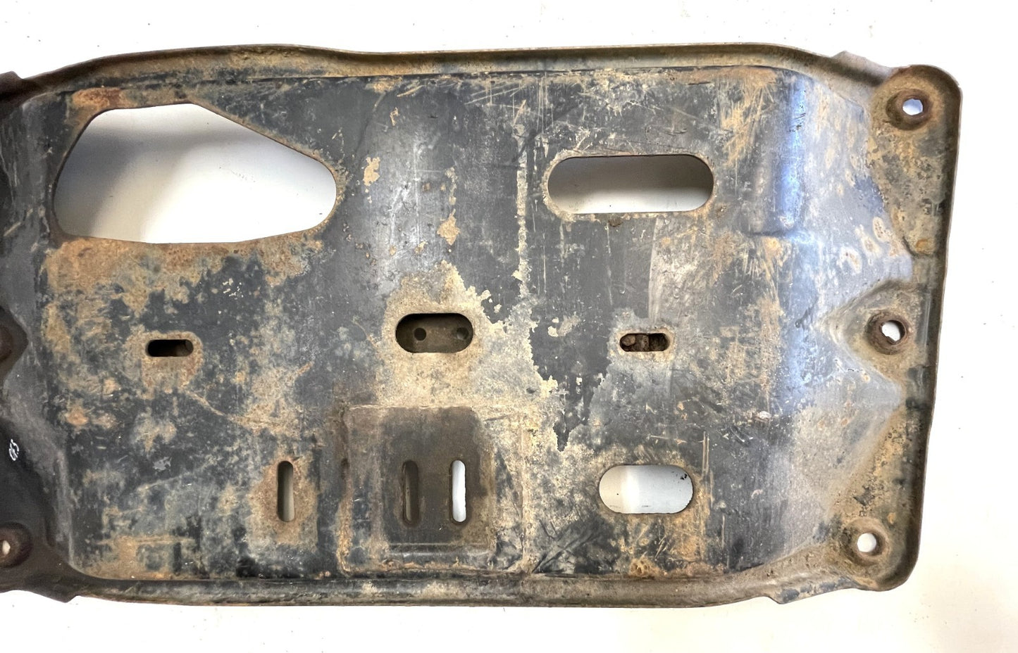Jeep YJ transmission skid plate metal Mount Crossmember Belly Pan 87-95 Wrangler