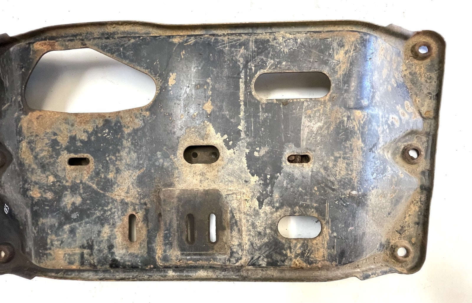 Jeep YJ transmission skid plate metal Mount Crossmember Belly Pan 87-95 Wrangler