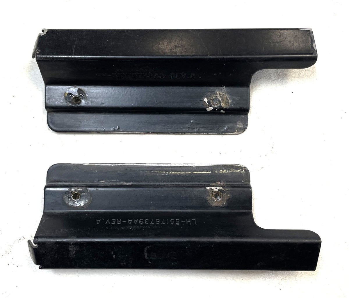 Jeep YJ TJ soft top rear window bar brackets Wrangler 87-06