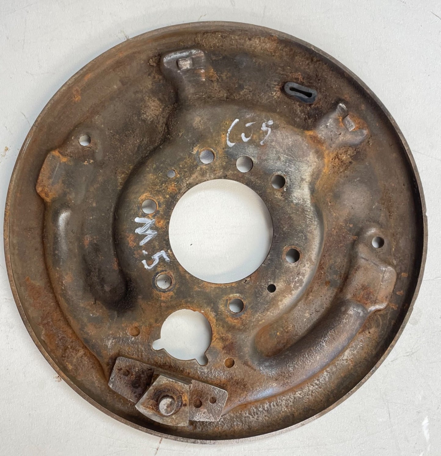 Jeep CJ5 Jeepster brake drum backing plate left right front back 10" brakes C101