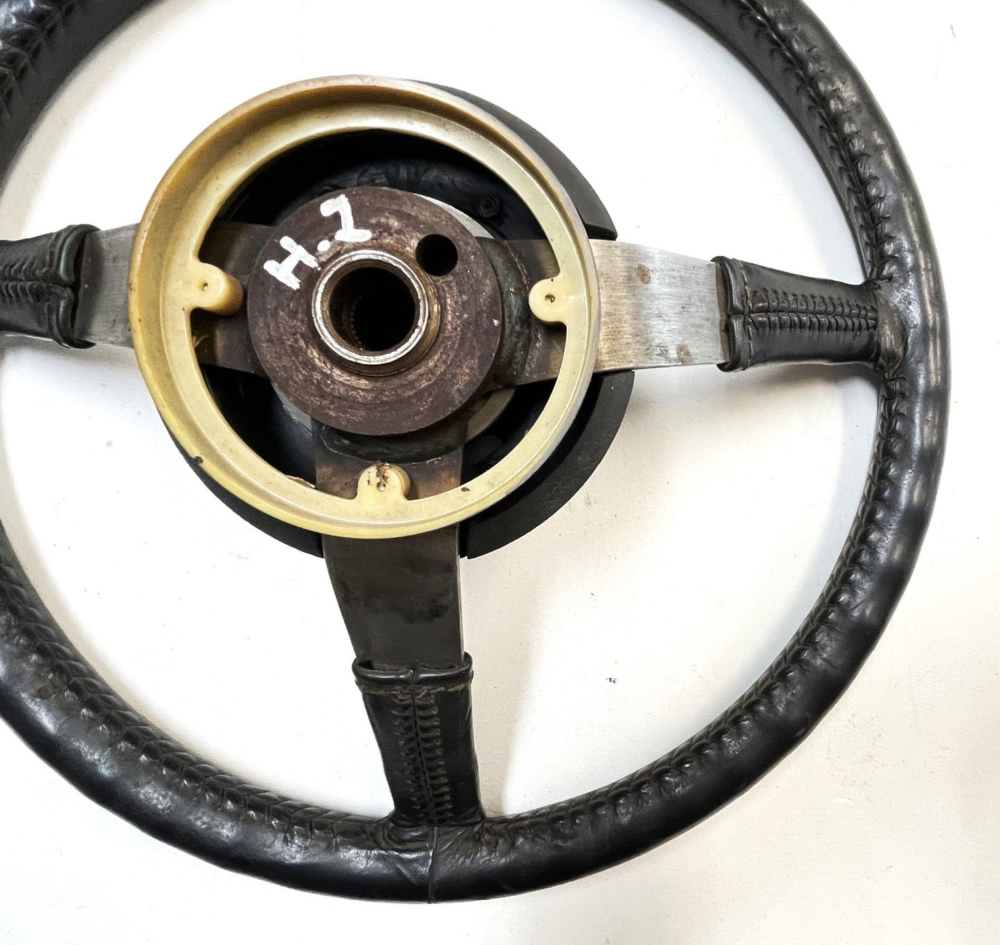 Jeep CJ Laredo steering wheel CJ5 CJ7 CJ8 factory 76-86 AMC black horn button