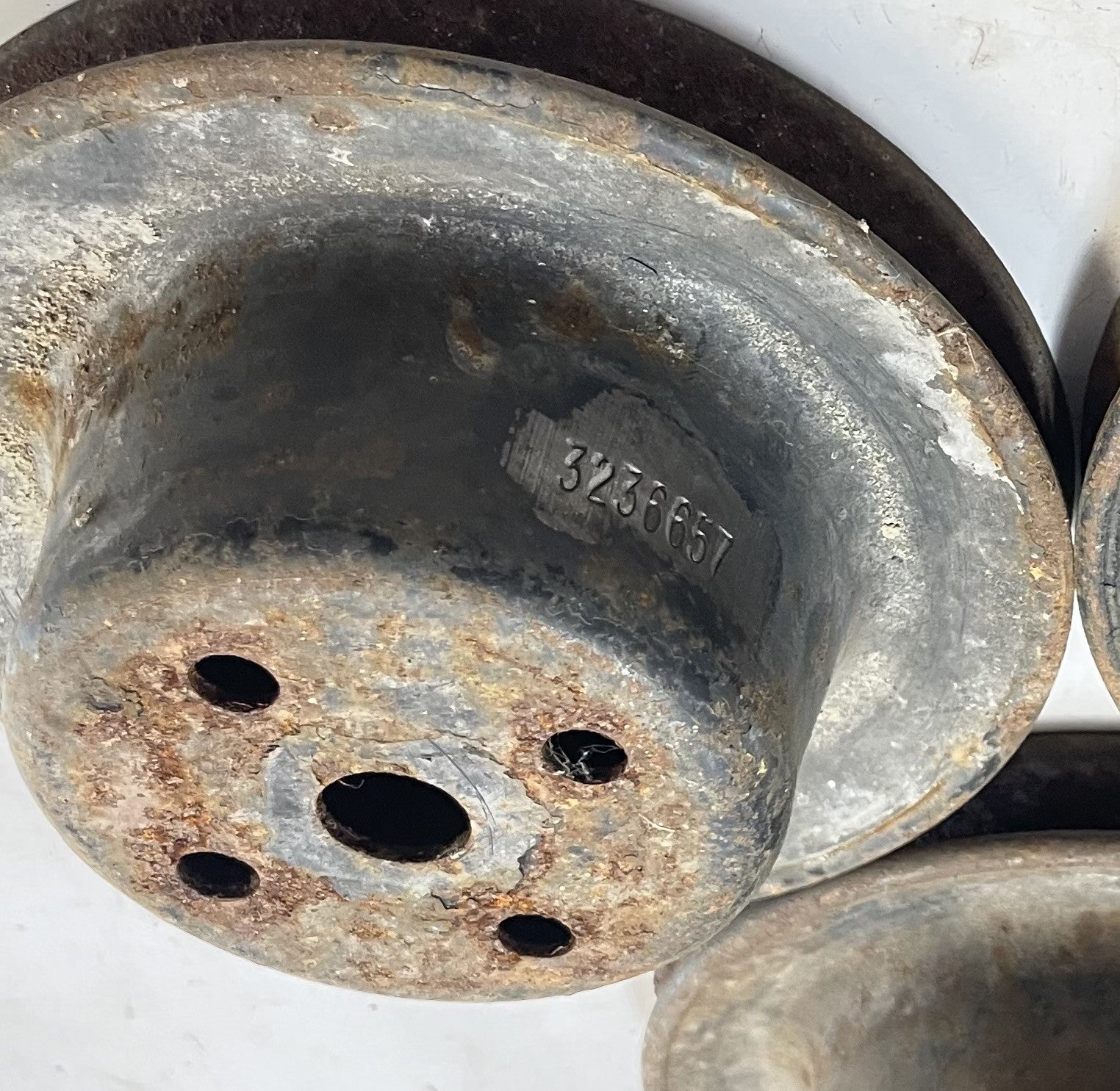 Jeep CJ7 YJ 4.2 water pump fan pulley single groove 6 cylinder 3236657 FREE SHIP