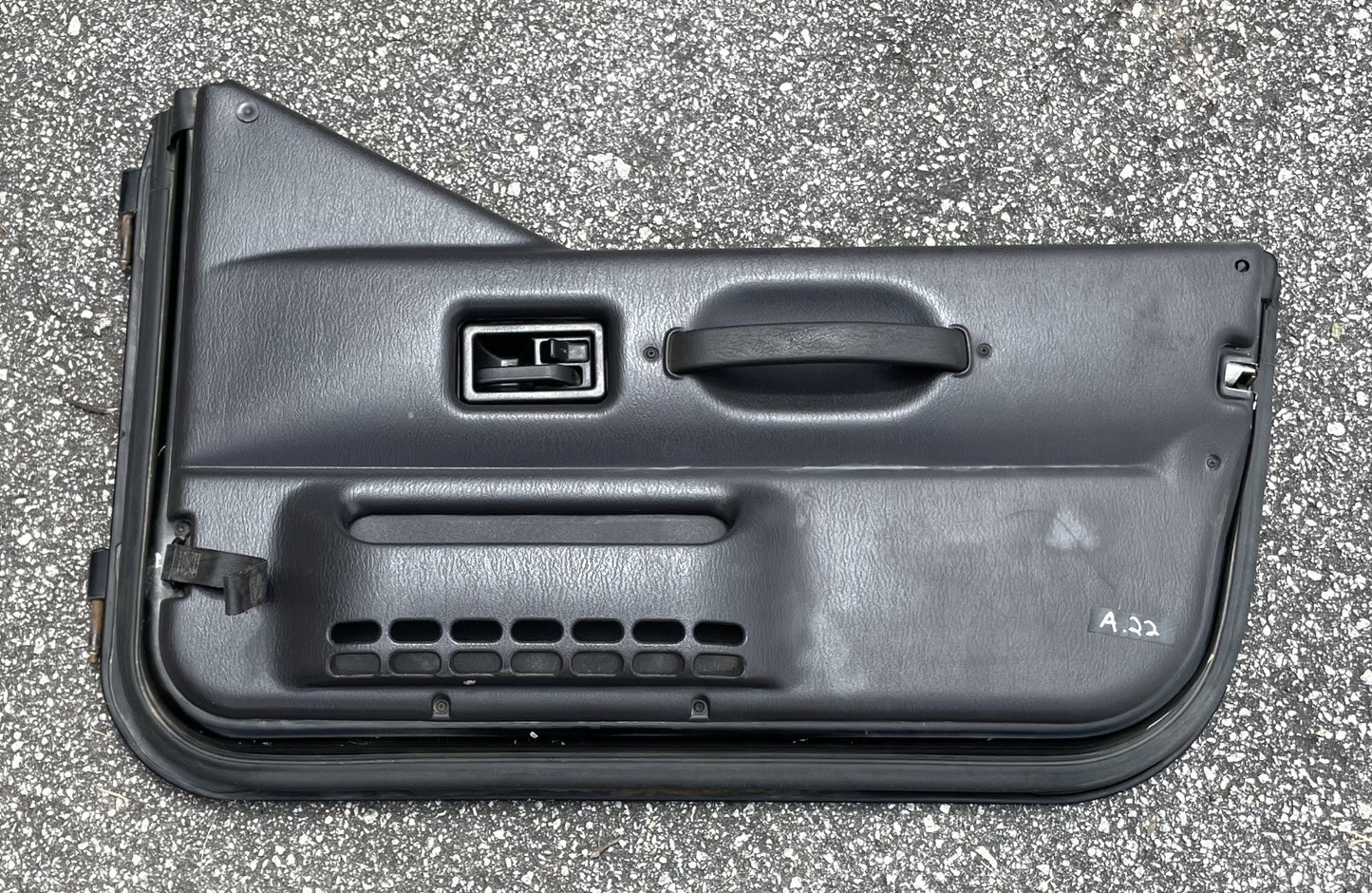 Jeep TJ Wrangler half doors black left right door fits 97-06 agate grey panels