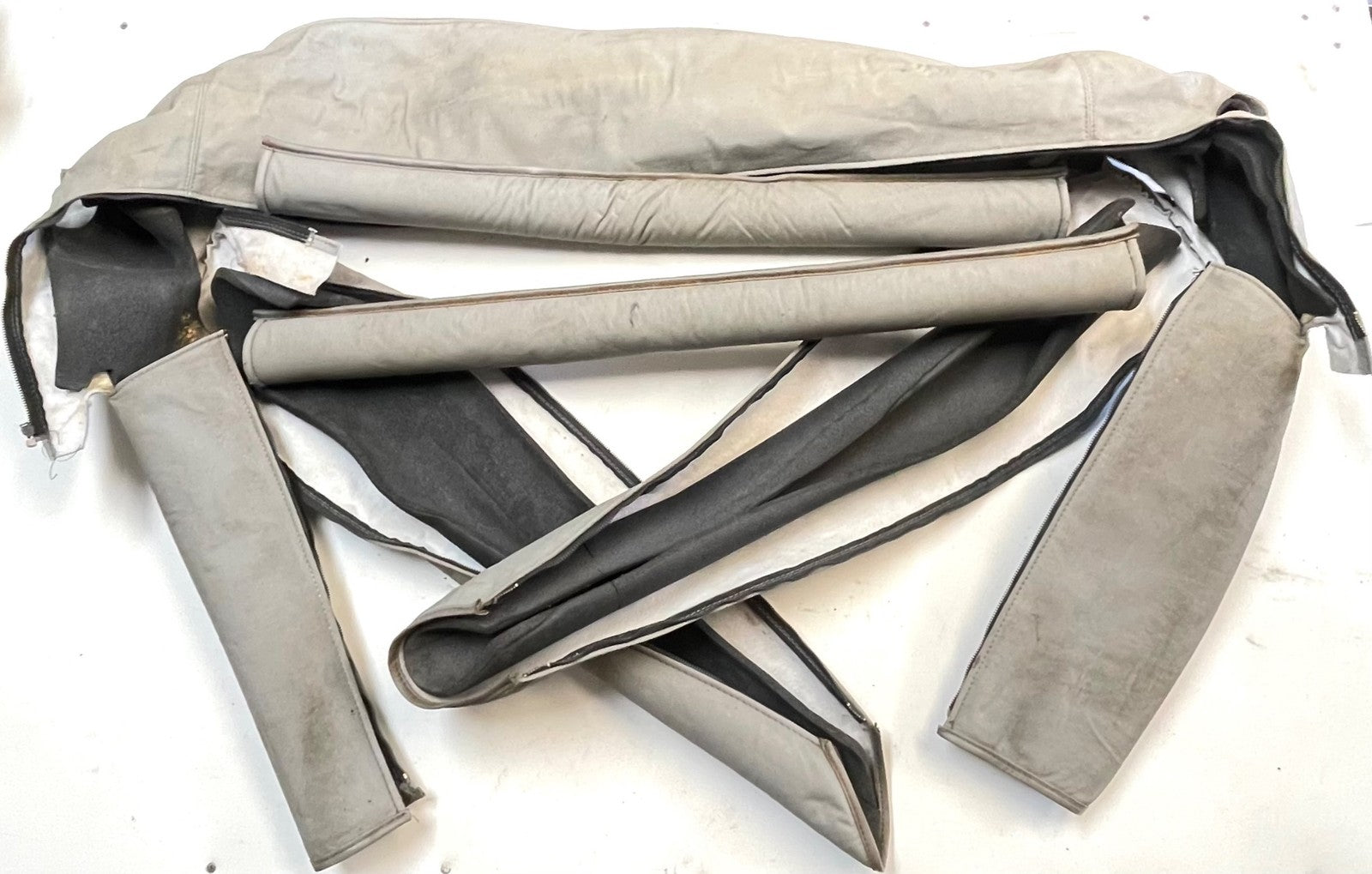 Jeep YJ roll bar padding fits 87-91 Wrangler grey gray FREE SHIPPING