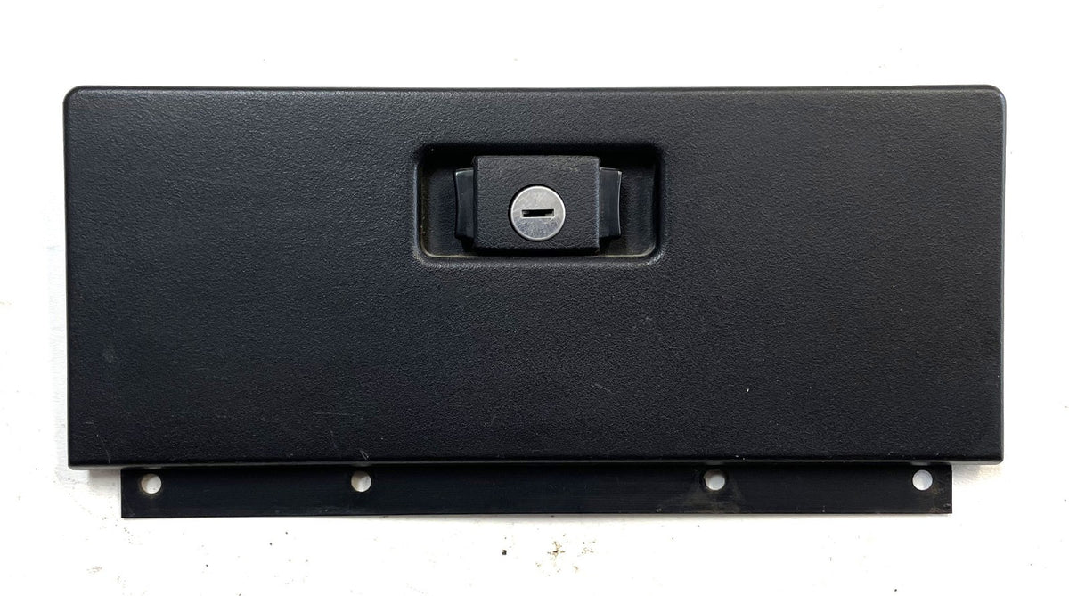Jeep YJ glove box lid with latch and hinge 87-95 Wrangler door