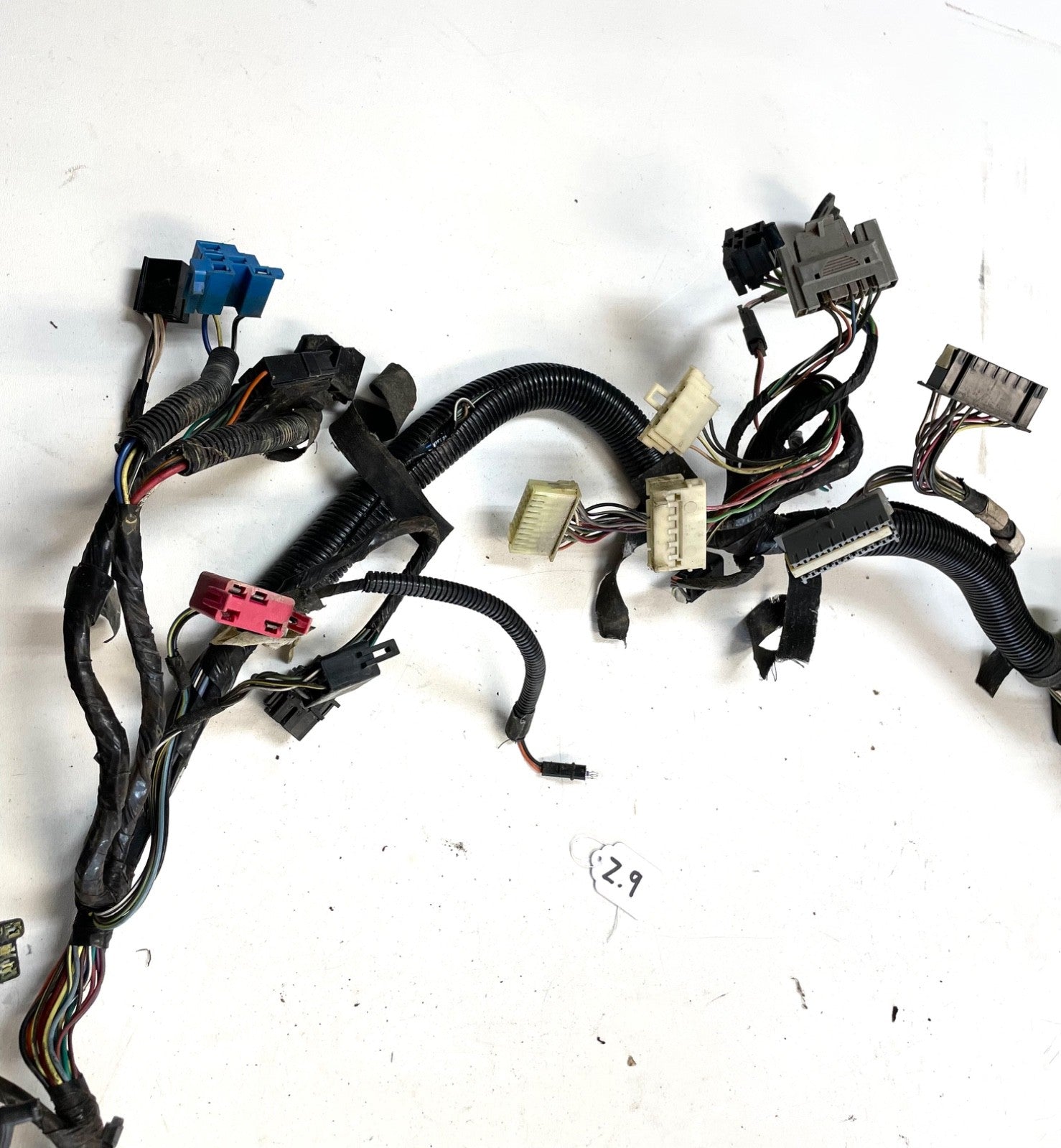 Jeep YJ Dash Wire Harness 92-95 Wrangler Wiring 2.5 4.0 10 pin FREE SHIP!
