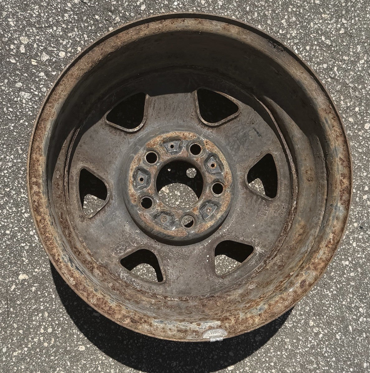 Jeep 15" x 7" steel wheel YJ XJ MJ  Wrangler Cherokee Comanche FREE SHIPPING
