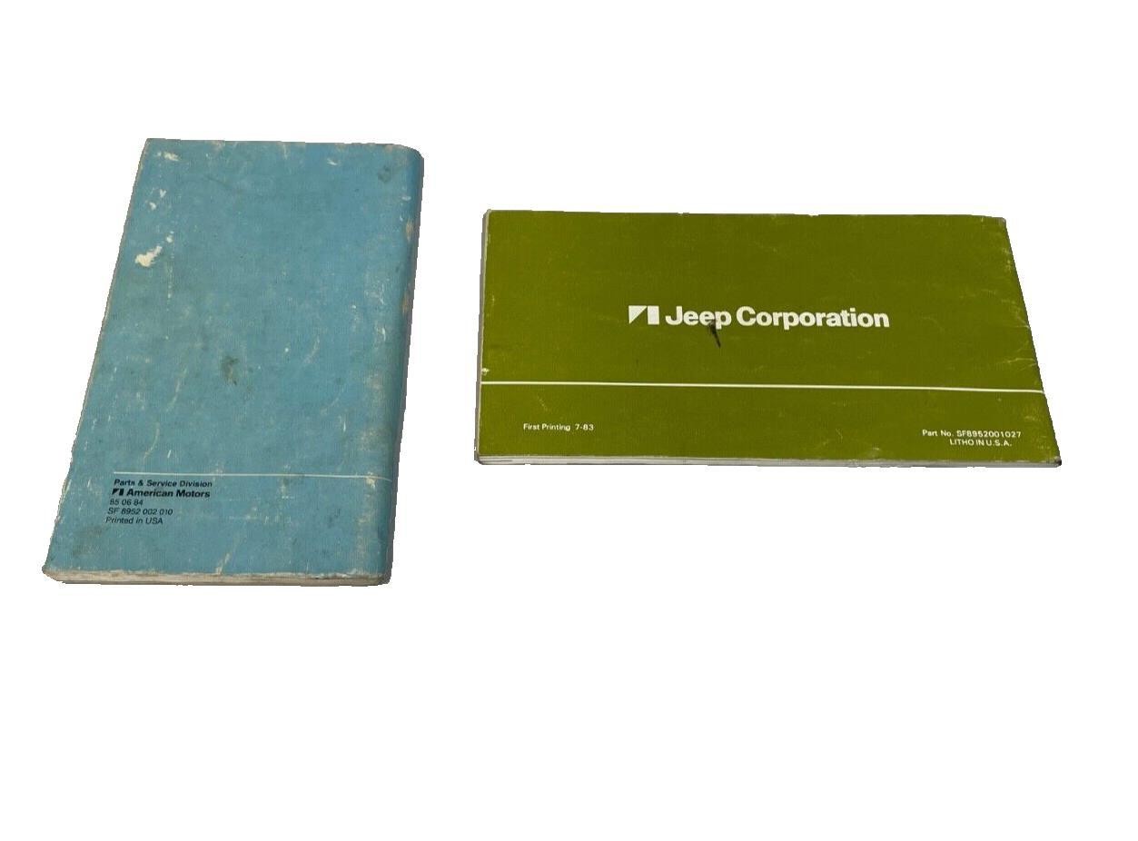 84 Jeep Grand Wagoneer J10 J20 Owners Manual Warranty and Maintenance  Guide