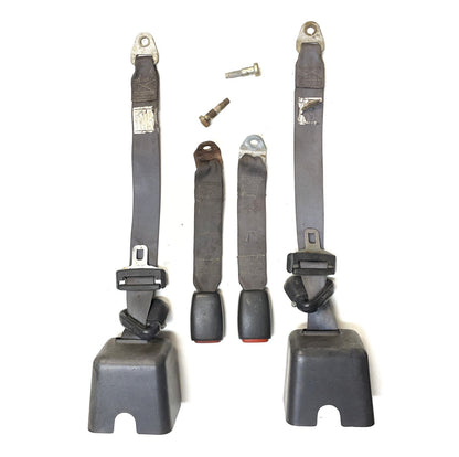 Jeep TJ Rear Seat Belts fit 97-02 Wrangler Shoulder Belt Female Buckle Back Seat