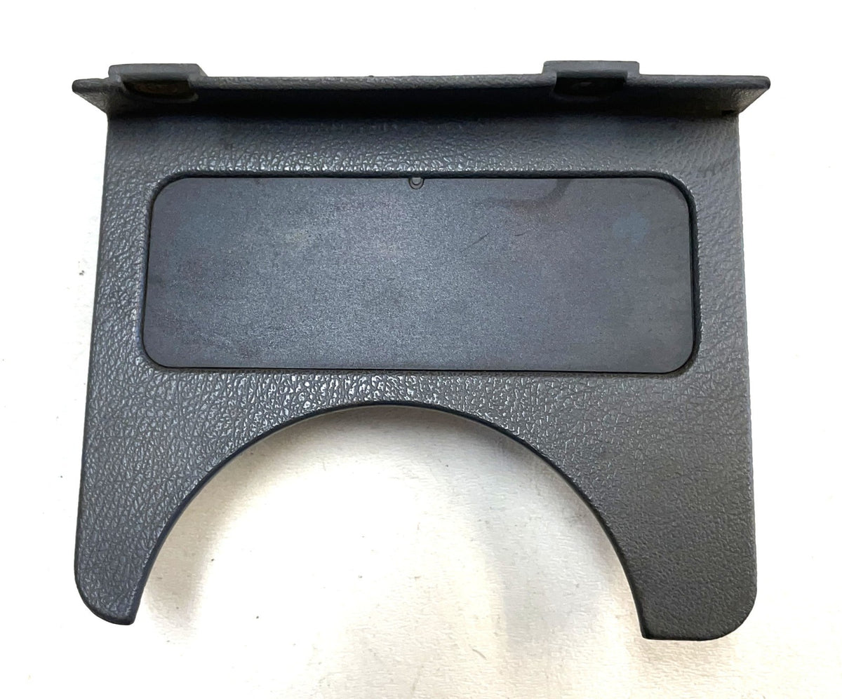 Jeep YJ grey warning light dash trim bezel Wrangler trouble lights gray column!