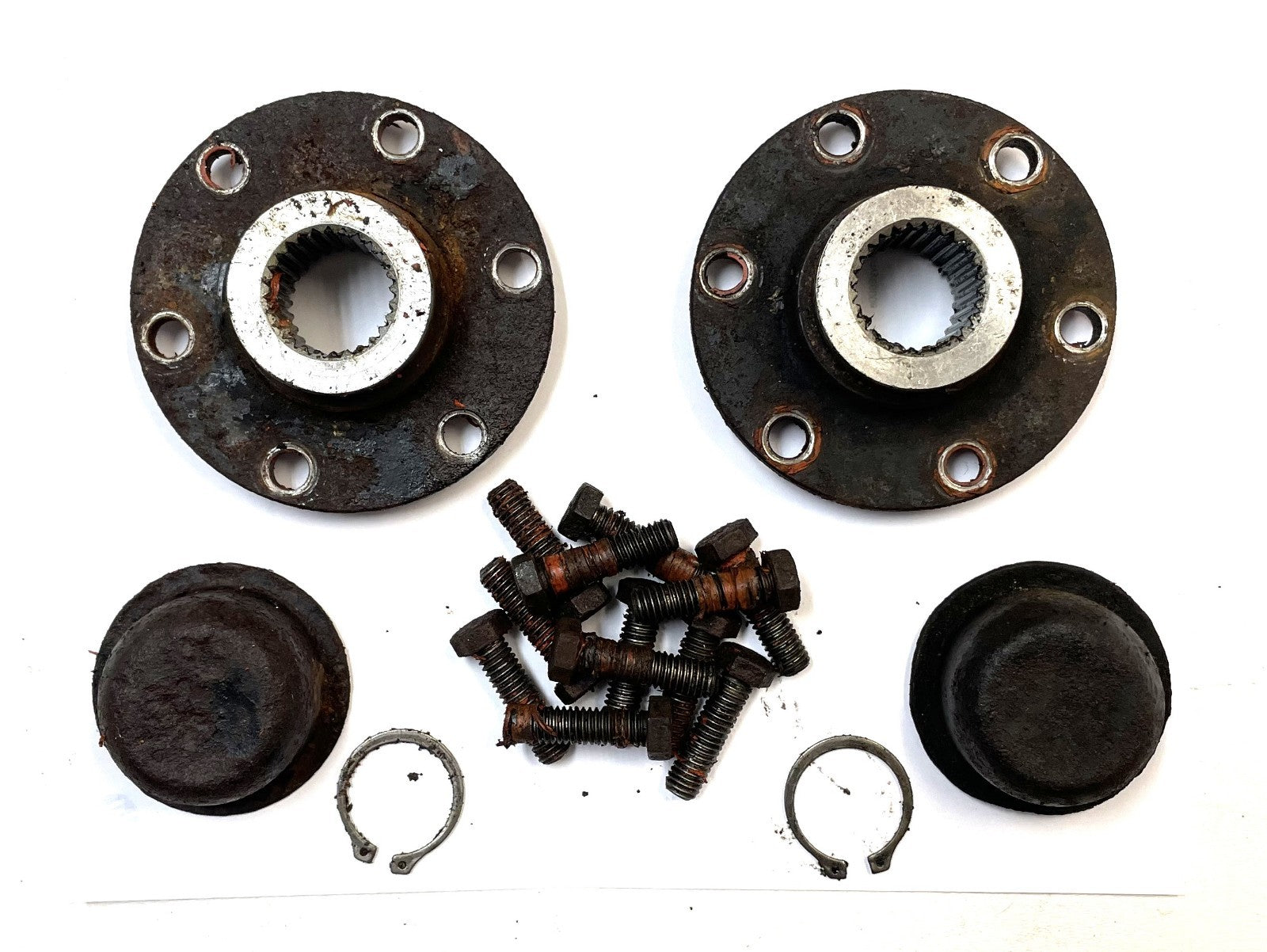 Jeep CJ dana 30 drive flanges front axle hub CJ5 CJ7 72-80 Quadratrac 27 spline