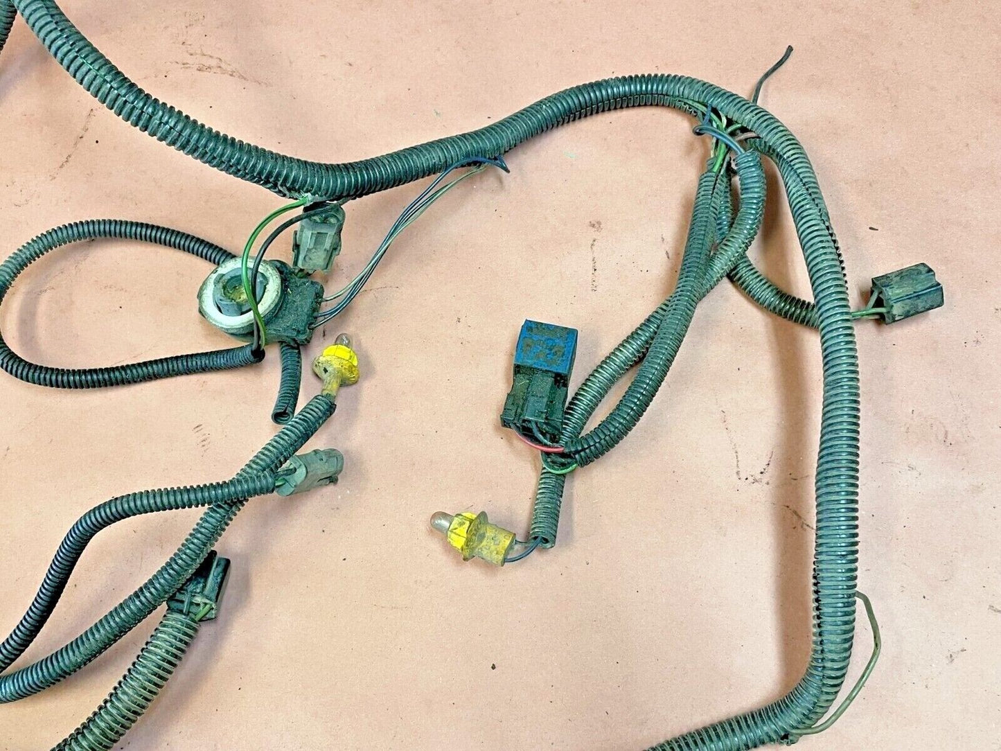 Jeep YJ Wrangler wiring headlight turn signal wire harness grill 87-93 FREE SHIP