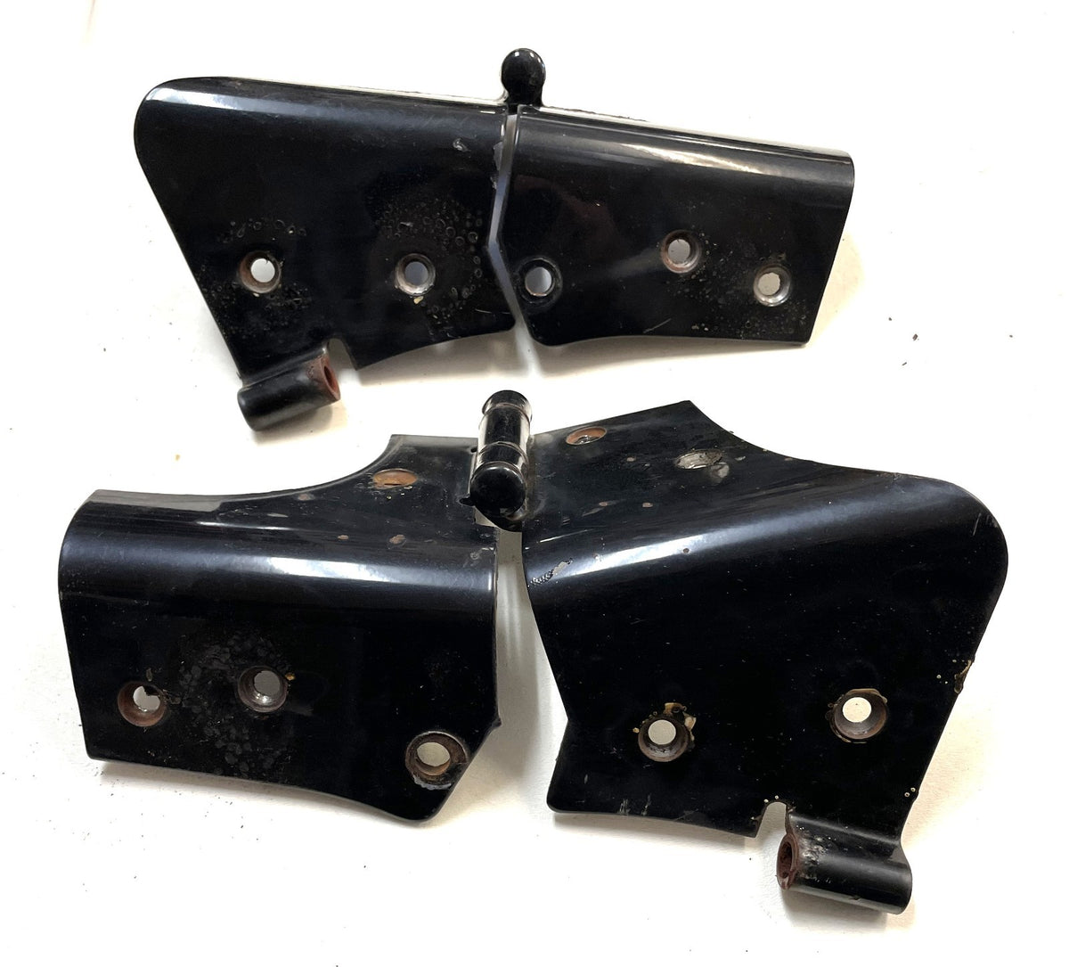 Jeep TJ Windshield Hinges 97-06 Wrangler Left Right Hinge Black FREE SHIP