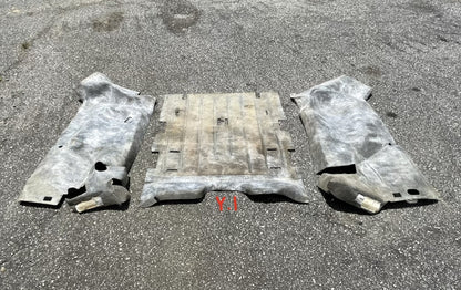 Jeep TJ Wrangler rear carpet black back seat area 03 04 05 06 fender wells slate