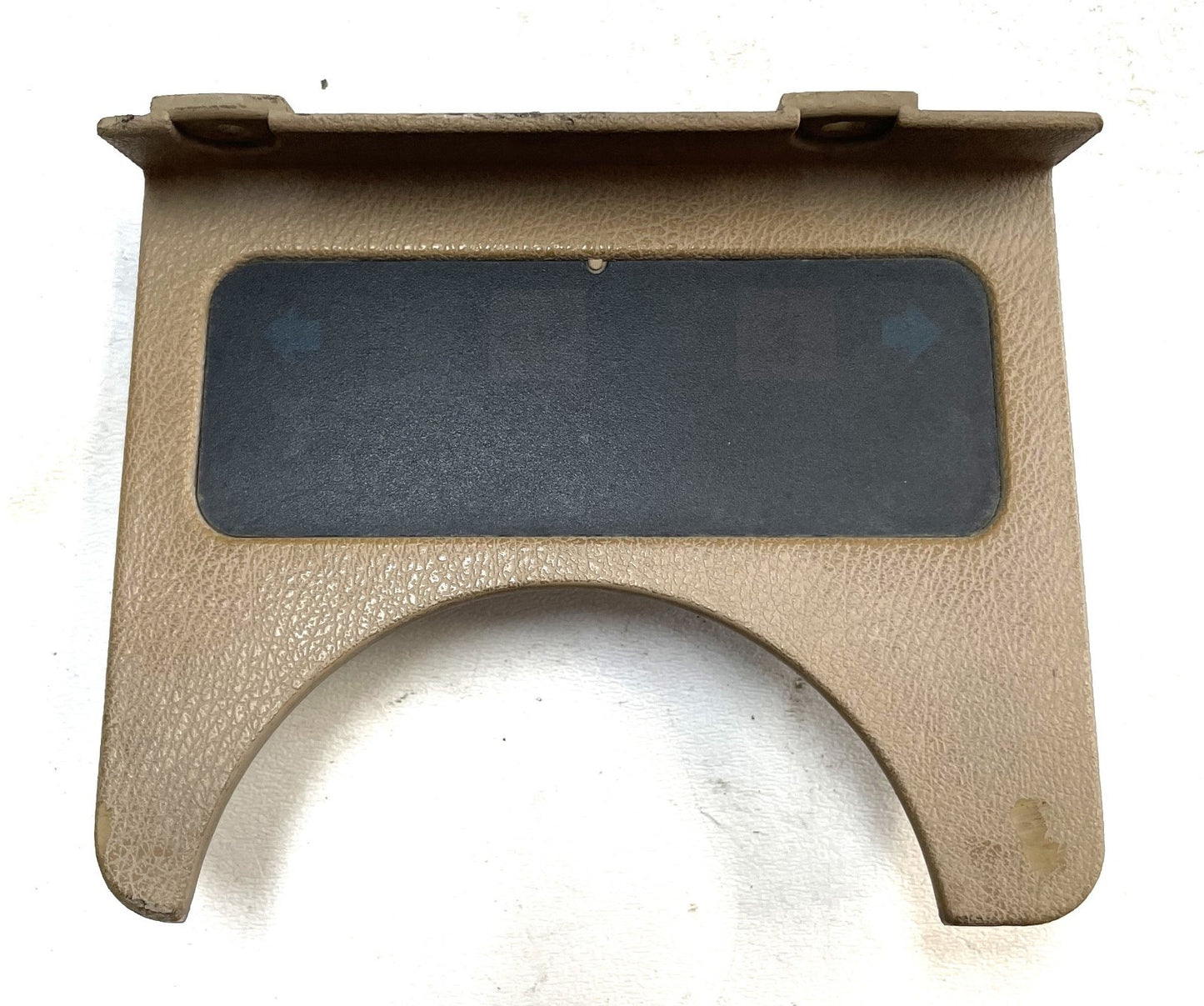 Jeep YJ warning light dash trim bezel 87-91 Wrangler trouble lights sand tan