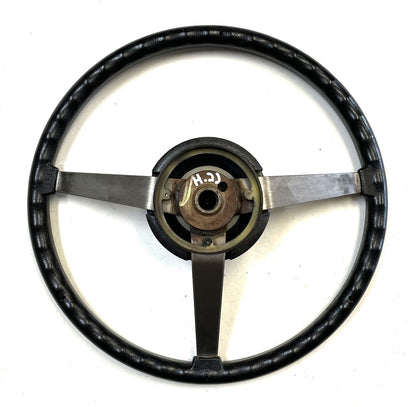 Jeep YJ Wrangler steering wheel CJ5 CJ7 CJ8 OE Factory black