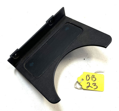 Jeep YJ black warning light dash trim bezel Wrangler trouble light column Laredo