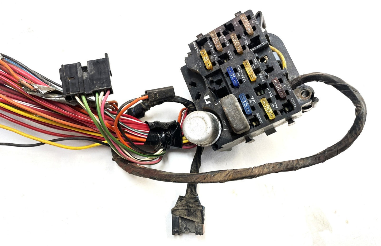 83-86 Jeep CJ Fuse block dash wire harness CJ5 CJ7 wiring gauge panel 4 PARTS