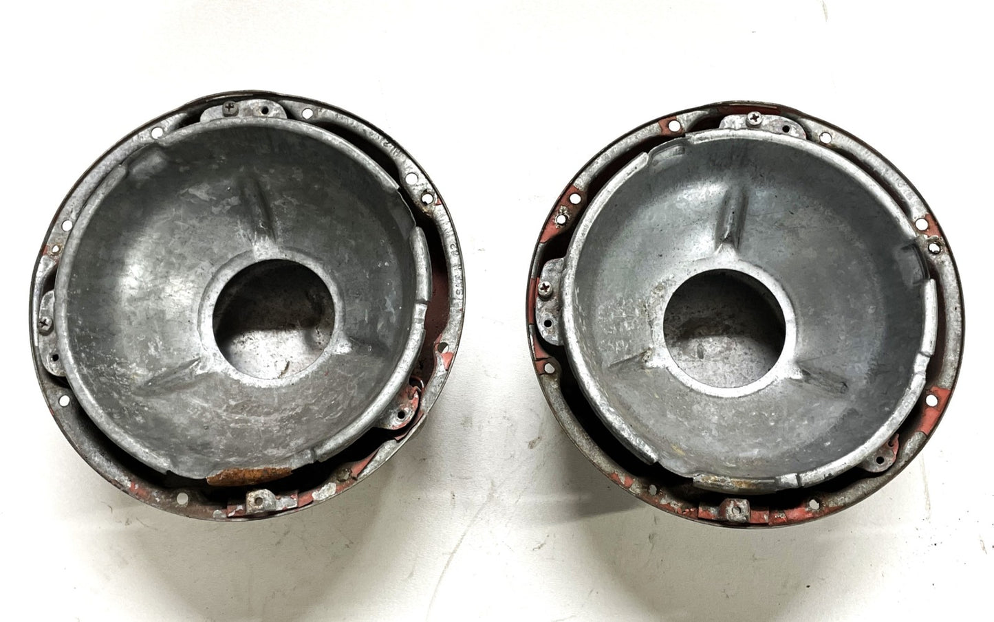 Jeep CJ5 M38A1 headlight buckets head light basket adjuster chrome retainer