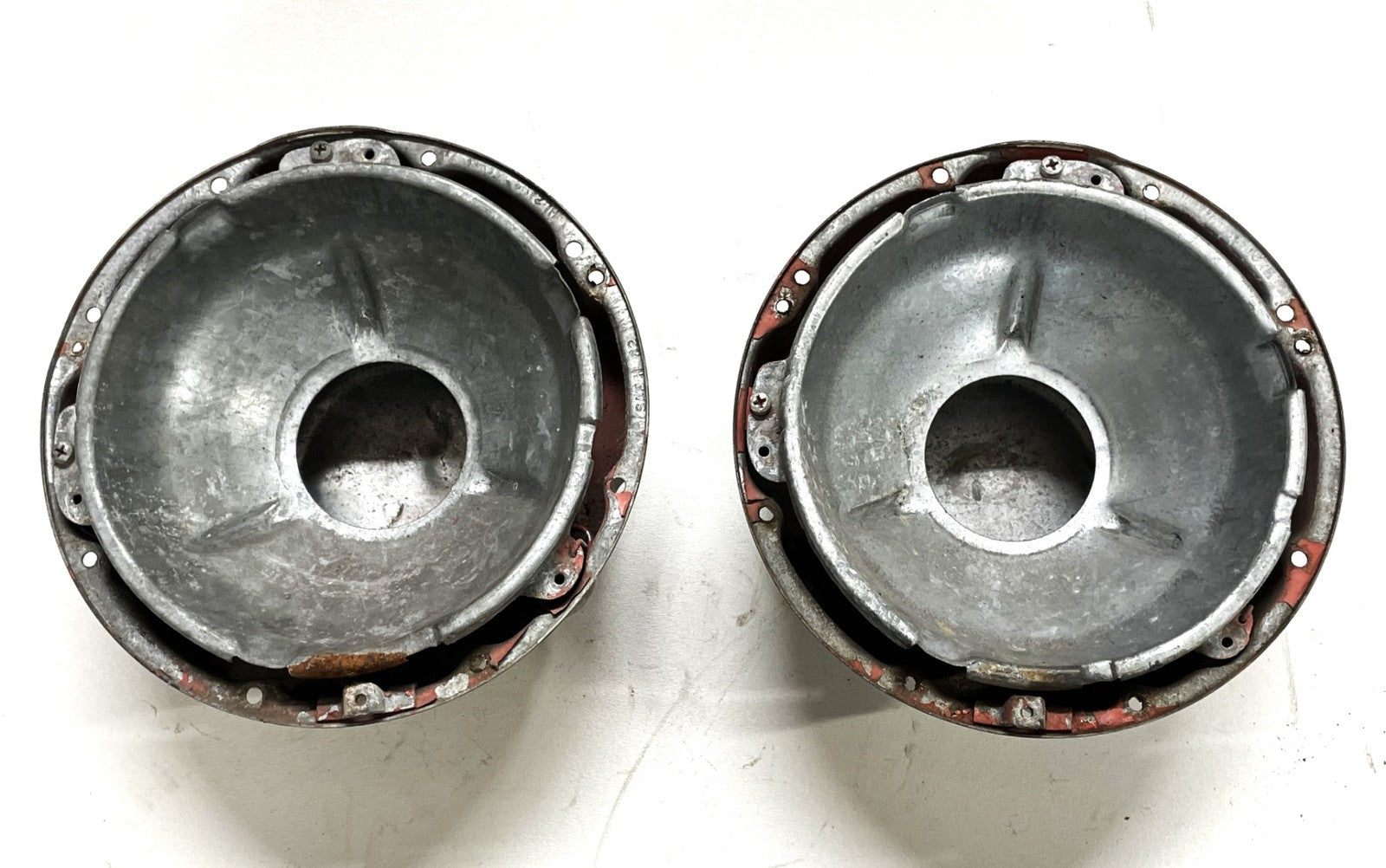 Jeep CJ5 M38A1 headlight buckets head light basket adjuster chrome retainer