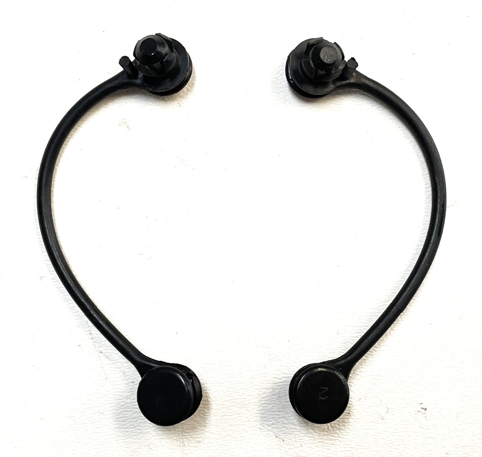 Jeep YJ Wrangler Glove Box Lid Strap Cables with Grommets (Pair) Fits 87-95