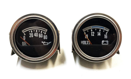 Jeep CJ Oil Pressure Volt Gauge Factory Faria CJ5 CJ7 CJ8 AMC Gauges Battery