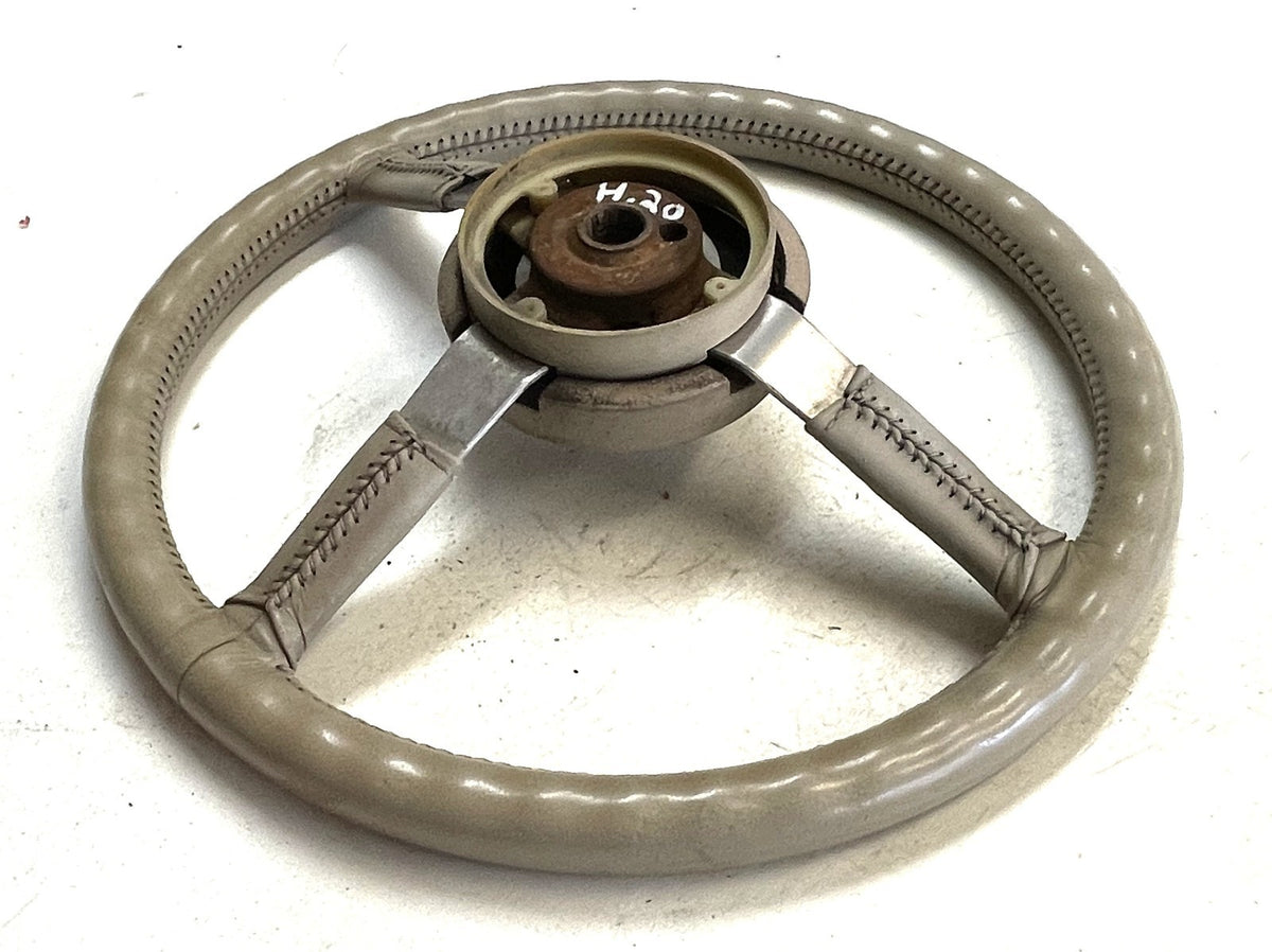 Jeep YJ Wrangler leather steering wheel CJ5 CJ7 CJ8 OE Factory cream tan sahara