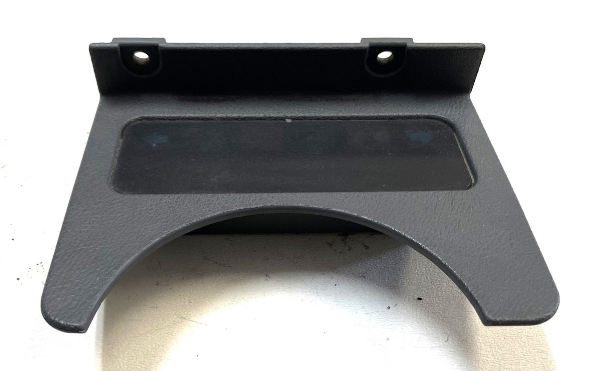 Jeep YJ grey warning light dash trim bezel Wrangler trouble lights gray column!