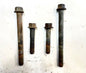 Jeep YJ Wrangler Power Steering Gear Box Bolts mount spacer FREE SHIP