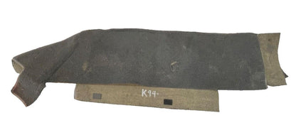 Jeep YJ grey passenger fender well carpet right 87-91 Wrangler Wheel well