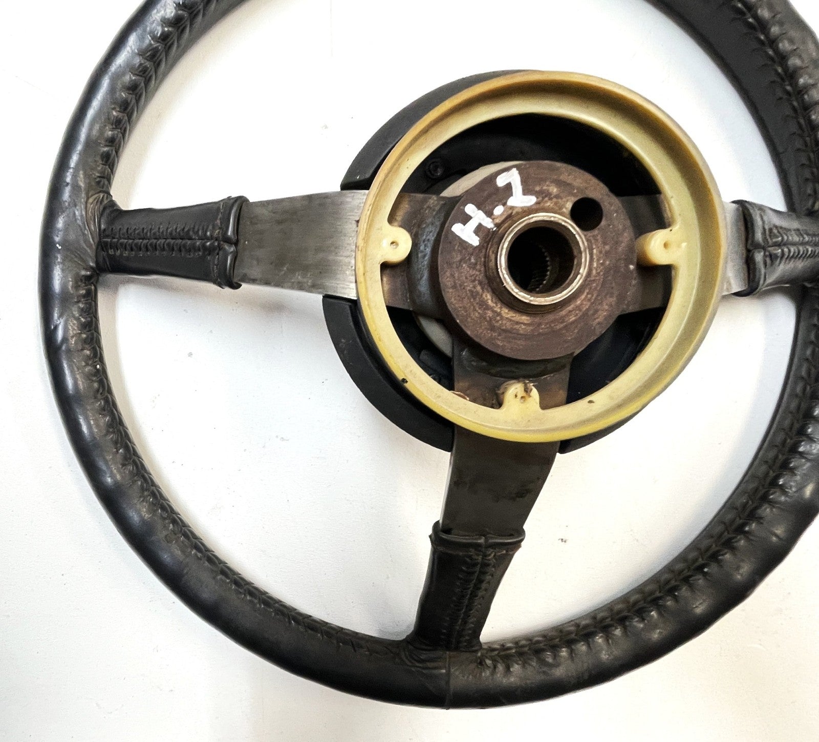 Jeep CJ Laredo steering wheel CJ5 CJ7 CJ8 factory 76-86 AMC black horn button