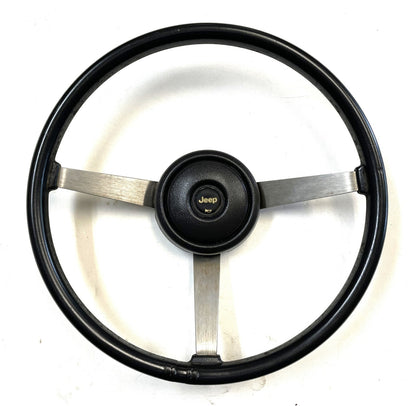 Jeep YJ Wrangler steering wheel factory 87-95 dark grey CJ5 CJ7 CJ8!