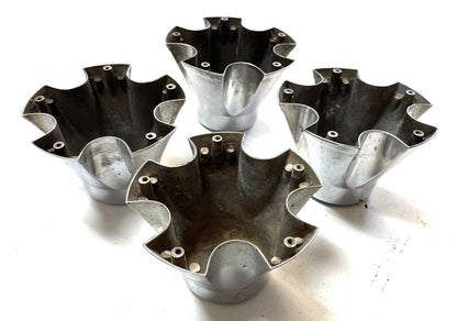Jeep CJ Center Caps CJ5 CJ7 FACTORY Chrome Wheel Centers Laredo Cap !