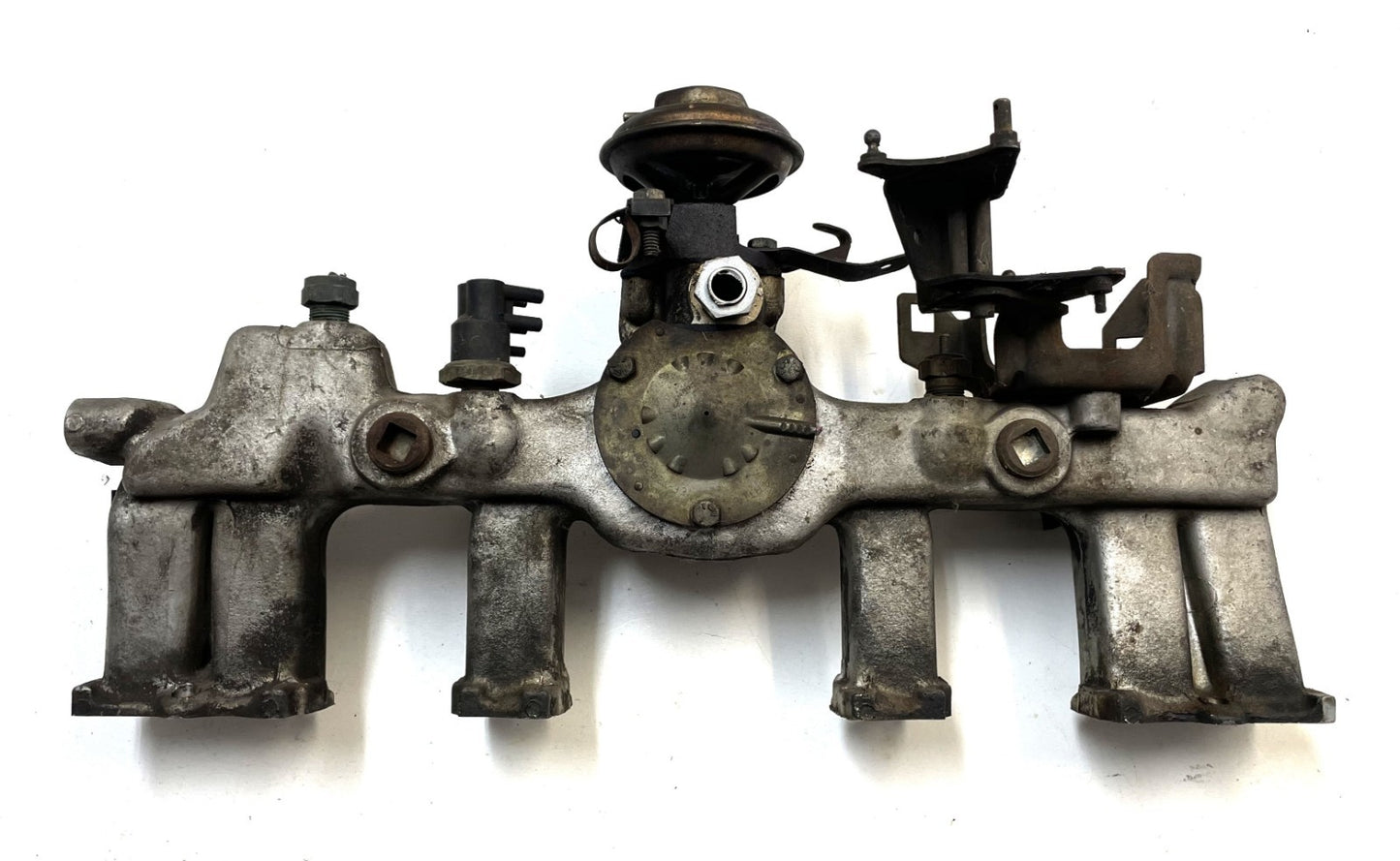 Jeep 4.2 Intake Manifold YJ CJ5 CJ7 CJ8 2 Barrel Aluminum AMC 258 EF3237858 Carb