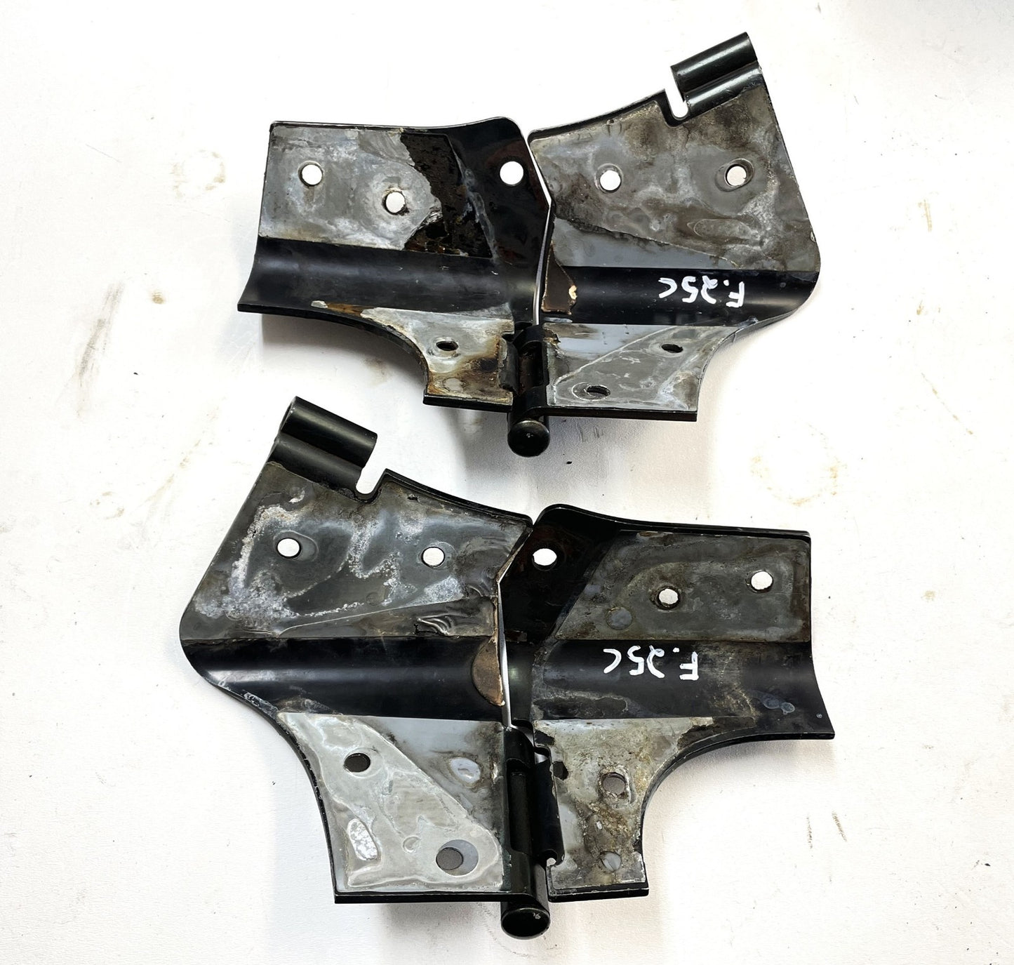 Jeep TJ Windshield Hinges 97-06 Wrangler Left Right Hinge Moss Green FREE SHIP