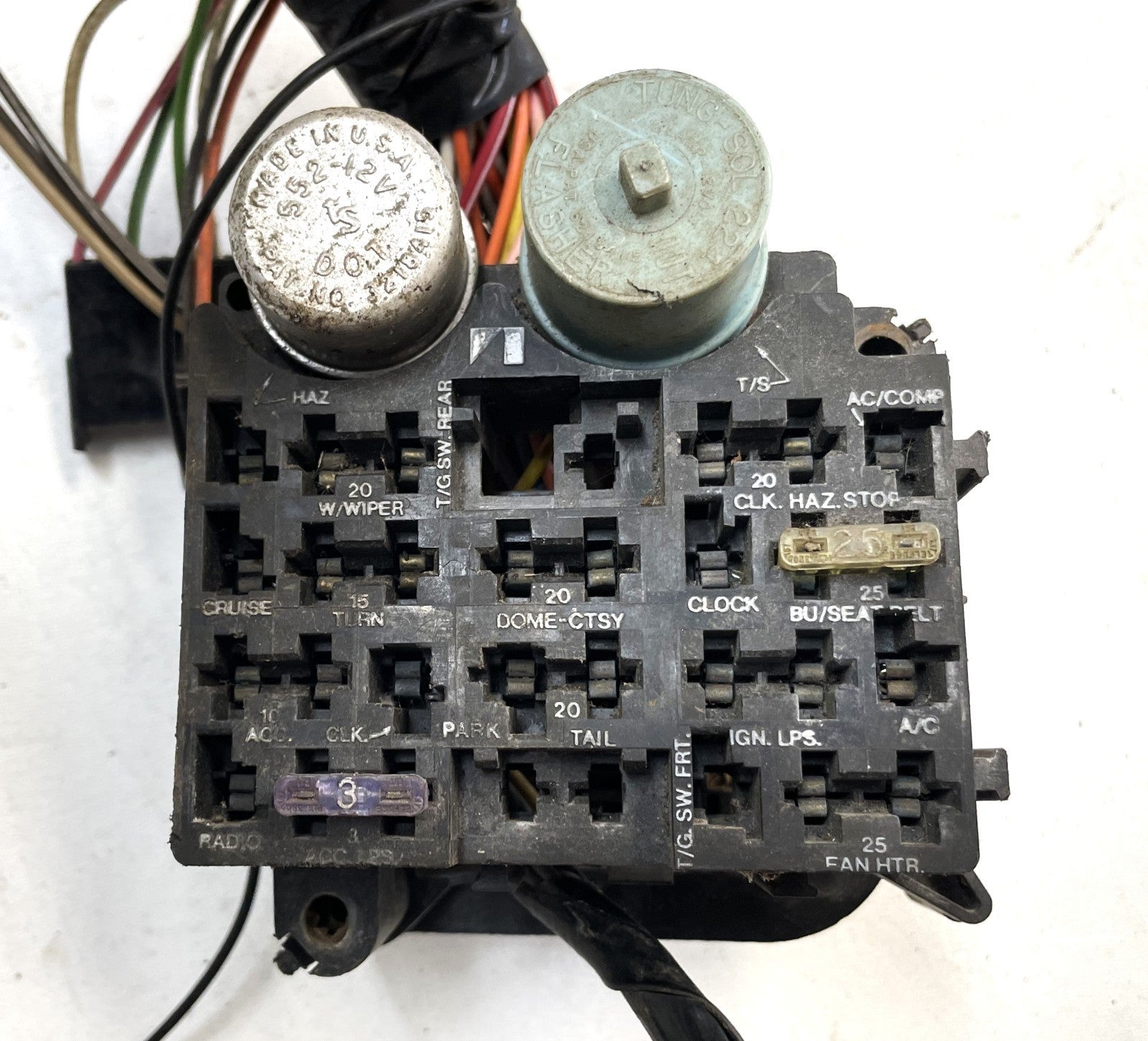 83-86 Jeep CJ dash wire harness CJ5 CJ7 wiring under gauge panel fuse block