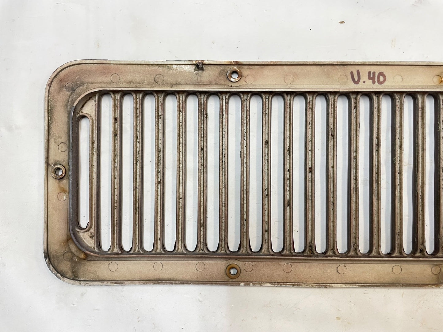 Jeep CJ Cowl Vent 6 hole CJ5 CJ7 fresh air intake plastic fits 78-86 Brown