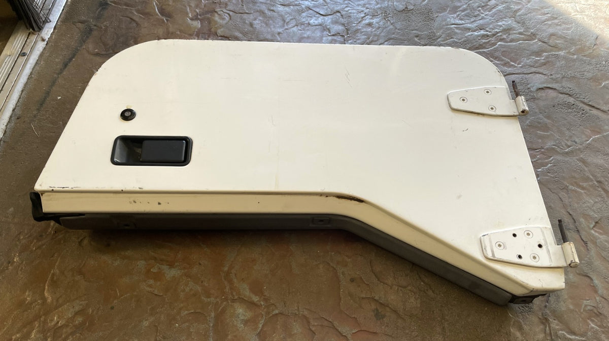 Jeep TJ Wrangler half doors white left right door fits 97-06  grey mist panels