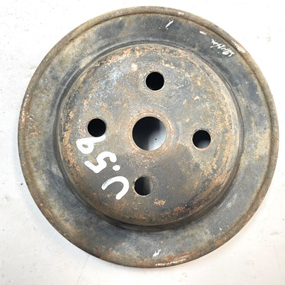 Jeep 4.2 six cylinder fan pulley single groove CJ7 CJ5 Cherokee Wagoneer J10 258